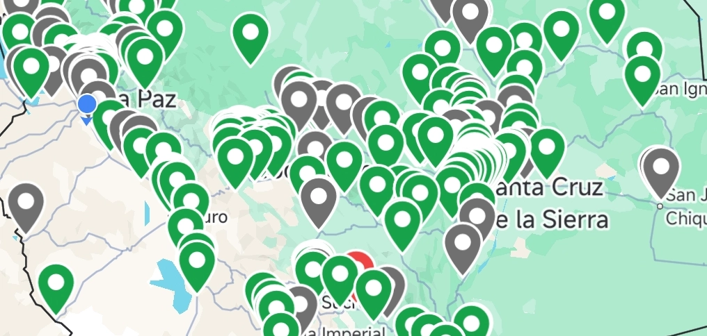 Explora el Mapa de Bolivia